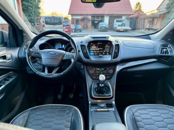 Ford Kuga II SUV Facelifting 1.5 EcoBoost 150KM 2017 Ford Kuga VIGNALE 150KM Led Xenon Android Auto Kamera Oryginalny Lakier, zdjęcie 19