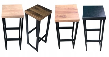 Solidny HOKER metalowy taboret 100cm WYBÓR KOLORÓW