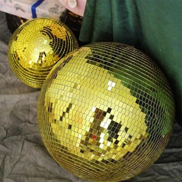 Зеркальный шар 30 см ЗОЛОТОЙ дом вечеринка клуб вечеринка паб