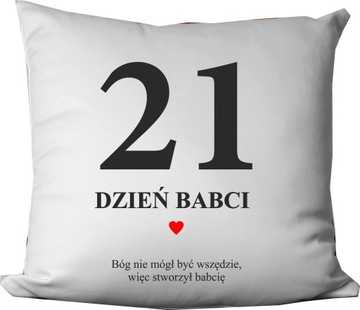 PODUSZKA PREZENT dla DZIEŃ BABCI DZIADKA 21 22 uni