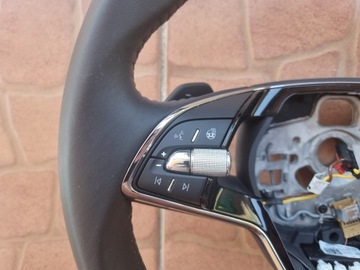 КОЖАНЫЙ РУЛЬ SKODA OCTAVIA IV С ПОДКЛАДКОЙ