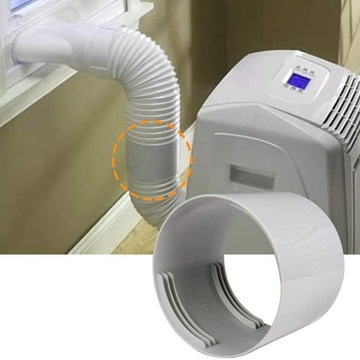 Złączka węża wylotowego klimatyzatora domowego Okrągły materiał 150 mm Szary