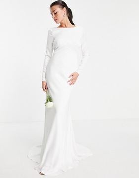 ASO EDITION BIAŁA SATYNOWA SUKNIA MAXI (32)