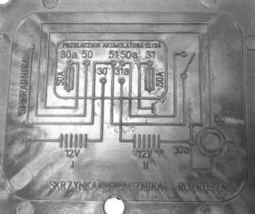 Универсальный переключатель тока 12V/24V 86350916 Ursus Zetor