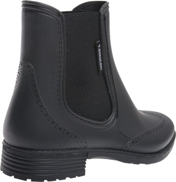 KRÓTKIE KALOSZE SZTYBLETY GUMOWCE DAMSKIE czarny37