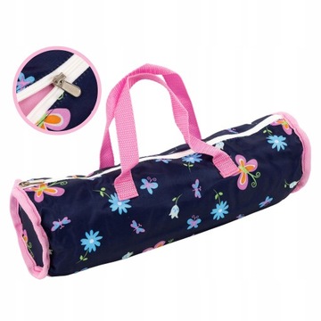 КРОВАТЬ ДЛЯ КУКЛЫ KINDERPLAY АКСЕССУАРЫ ДЛЯ ПУТЕШЕСТВИЯ PLAYPLAY СУМКА ПОСТАЛЬНОЕ ПРИНАДЛЕЖНОСТИ