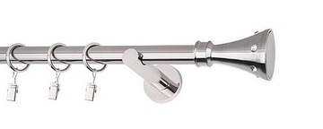ОДИНОЧНЫЕ МЕТАЛЛИЧЕСКИЕ КАРДИНСЫ. O19MM 240CM КРИСТАЛЛ СТАЛЬ