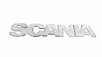 SCANIA NAKŁADKA NA NAPIS TŁOCZONA 3D CHROM 82CM