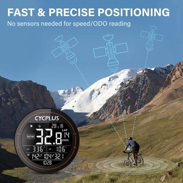 Велосипедный компьютер Cycplus GPS M2
