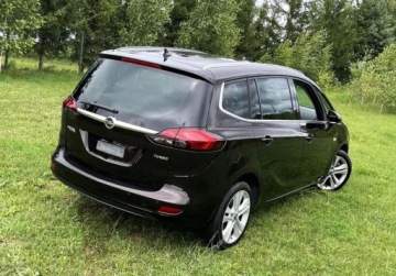Opel Zafira C Tourer 1.4 Turbo ECOTEC 140KM 2015 Opel Zafira fabryczne LPG, klimatyzacja, 7 osob, NAVI, 1.4 BenzynaLPG, zdjęcie 5