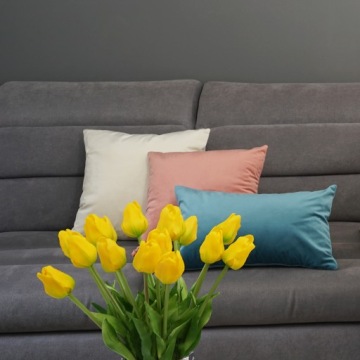 Наволочка голубая Наволочка 50x30 см