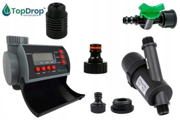 КАПЕЛЬНЫЙ ОРОШЕНИЕ ОВОЩЕЙ ПОЛИВНОЙ ШЛАНГ 100м + КОНТРОЛЛЕР