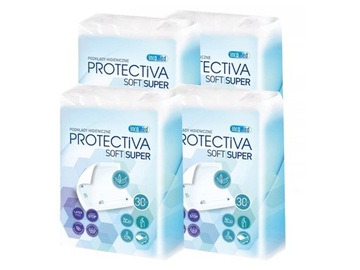Podkłady Higieniczne Na łóżko 60X60 cm PROTECTIVA SOFT poporodowe 120 szt.