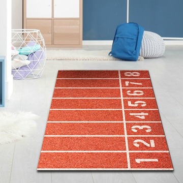 Детские мягкие коврики для кровати Playhouse 50x80 см, красные