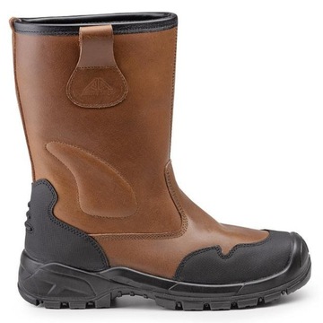 WYSOKIE BUTY OBUWIE ROBOCZE BHP ACTIVE GEAR ENDURO SKÓRA LICOWA S3 ROZ. 45
