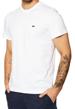 LACOSTE Koszulka męska t-shirt biała r XXL