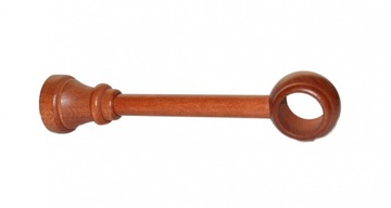 WSPORNIK KARNISZA DREWNIANY 28mm wiśnia pojedynczy