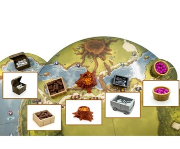 Контейнеры-органайзеры Everdell с жемчугом