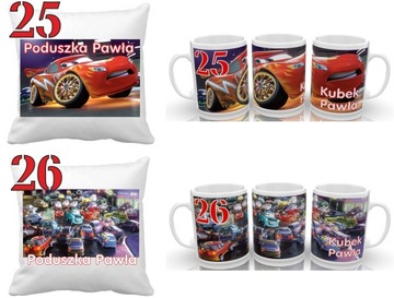 Cars Cars Cushion Set+кружка+назвать много дизайнов