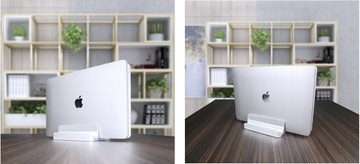 Алюминиевая подставка для MacBook iPad с 4 слотами — СЕРЕБРЯНЫЙ