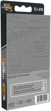 BIC HYBRID 5 FLEX MASZYNKA DO GOLENIA + 2 WKŁADY