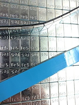 ГРУЗА ДЛЯ АЛЮМИНИЕВЫХ КОЛЕС 100 шт. 60 г. КЛЕЕННАЯ ОЦИНКОВАННАЯ KRAFT&DELE