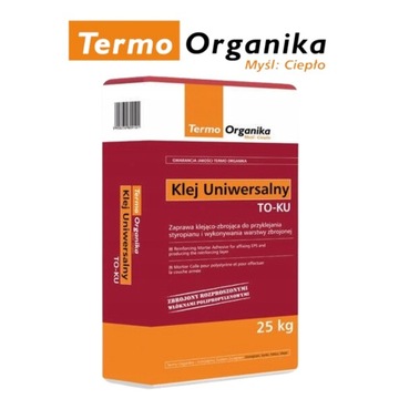Termoorganika Klej KU uniwersalny z włóknem 25kg
