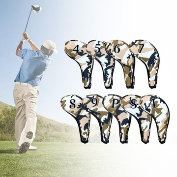 Покрытие на голову клюшки для гольфа с нашивками из