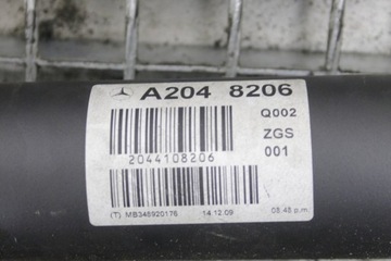 HŘÍDEL HNACÍ MERCEDES-BENZ C T-MODEL (S204) 2044108206 3.0L DIESEL 165KW