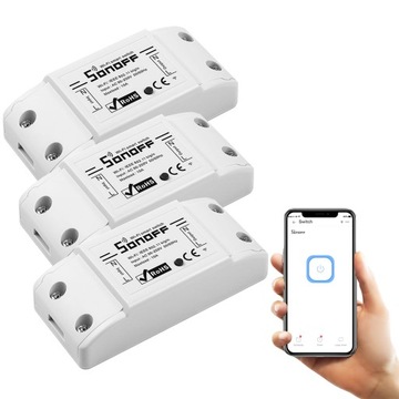 Sonoff Basic smart przekaźnik włącznik Wifi 3szt