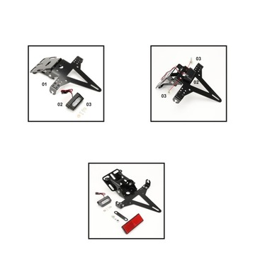 ДЕРЖАТЕЛЬ НОМЕРНОГО ЗНАКА ДЛЯ МОТОЦИКЛА, 1 УПАКОВКА N314