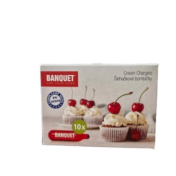 Naboje do śmietany Banquet 10 sztuk N20
