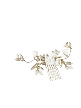 Гребень Light Gold & Flower II