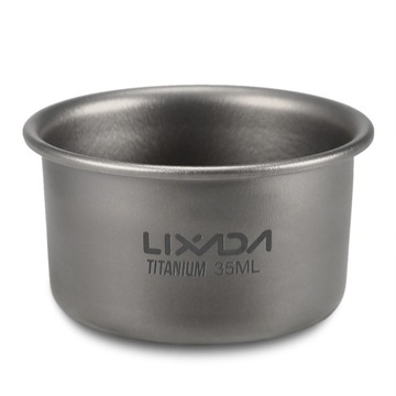 Lixada 35 мл Мини-титановая чайная чашка