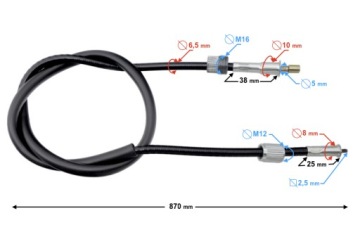 Linka licznika do motoroweru Sprint 2