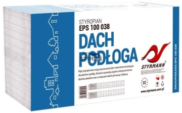STYROPIAN STYRMANN EPS 100 DACH PODŁOGA PACZKA 1cm 30m2