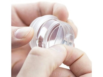 ДВЕРНОЙ СТОП-ЗАМОК ПРОЗРАЧНЫЙ САМОКЛЕЯЩИЙСЯ ЗАПОР x1