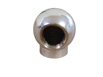 Kulka kątowa kolanko łącznik M10x1 CHROM 18 mm
