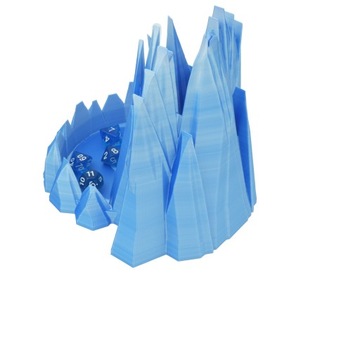 Башня для игральных костей Frosty Rock - Башня для игральных костей Frosty Blue SILK