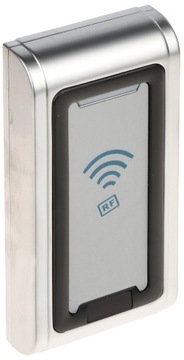 ZEWNĘTRZNY AUTONOMICZNY CZYTNIK KART BRELOKÓW RFID 125khz METAL PAMIĘĆ