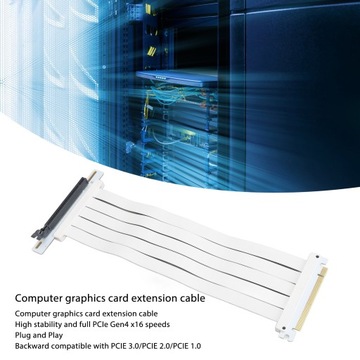 PCIE4.0 X16 Переходной кабель длиной 11,8 дюйма,