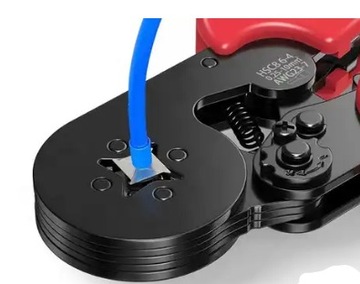 ОБЖИМНАЯ МАШИНА ДЛЯ ПРЕССОВАНИЯ ВТУЛОК КЛЕММНЫХ СОЕДИНИТЕЛЕЙ