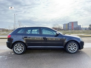 Audi A3 8P Hatchback 3d 2.0 TDI PD 140KM 2007 Audi A3 Sportback 2.0 TDI 140KM, sline, grzane fotele, klima automat, pdc, zdjęcie 9