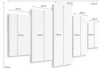КАРТИНА КАРТИНЫ TATRA MORSKIE OKO POND 125x70 ХОЛСТ
