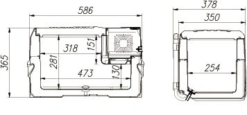 30л холодильник с морозильной камерой -20°C 12В/24В|230В автомобильный компрессор Bluetooth