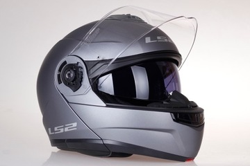 МОТОЦИКЛЬНЫЙ ШЛЕМ LS2 FF908 STROBE II STROBE 2 титановый матовый размер M
