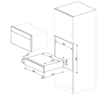 ВАКУУМНЫЙ УПАКОВОЧНЫЙ ЯЩИК SMEG CPV 615 NX