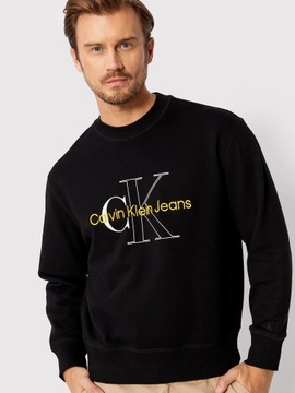 CALVIN KLEIN JEANS Monogram Sweatshirt Regular Fit bluza męska M