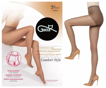 RAJSTOPY GATTA COMFORT STYLE 20 DEN 2-S NERO