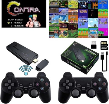 ТЕЛЕВИЗИОННАЯ ИГРОВАЯ РЕТРО-КОНСОЛЬ + 2 ПАНЛОДА + 15 000 ИГР